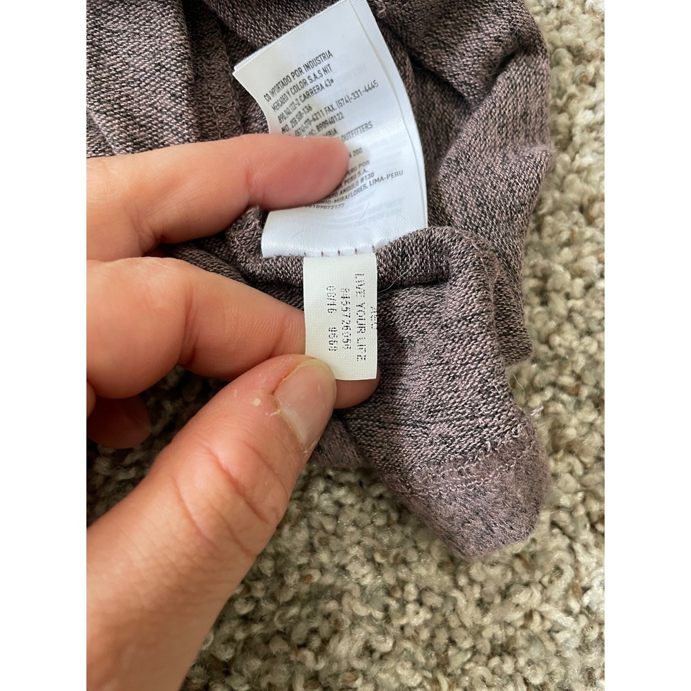American Eagle Y2K Dress Women XS Mauve Purple Excellent Turtleneck Marled Knit - Picture 7 of 8